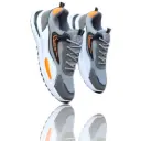 Athletic Sneakers Grey & Orange Training 