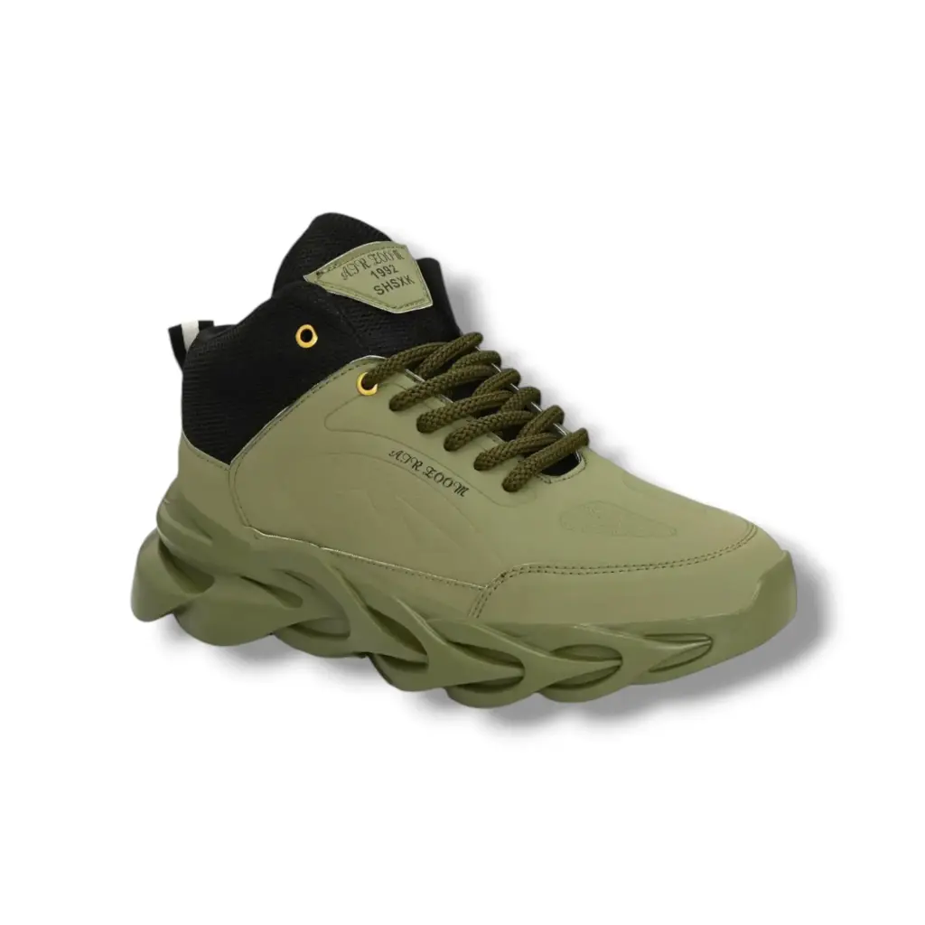 Men’s Olive Green Chunky Sneakers 