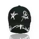 Black Graffiti Cap – Streetwear Style 