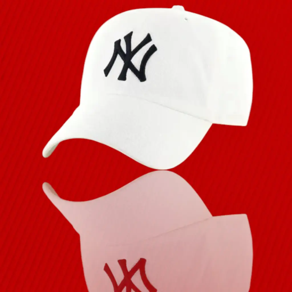 White NY Embroidered Cap –  