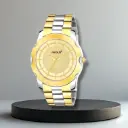 Redux Men’s Two-Tone Analog Watch – Gold & Silver Strap Color & Stylish