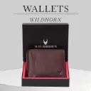 WildHorn Premium Brown Leather Wallet for Men