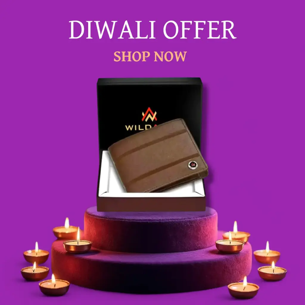 Premium Brown Leather Wallet – Gift Box Edition 