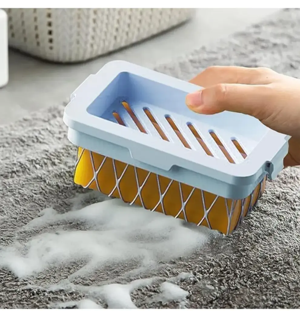 Multi-Purpose Cleaning Scrubber with Soap Dispenser 