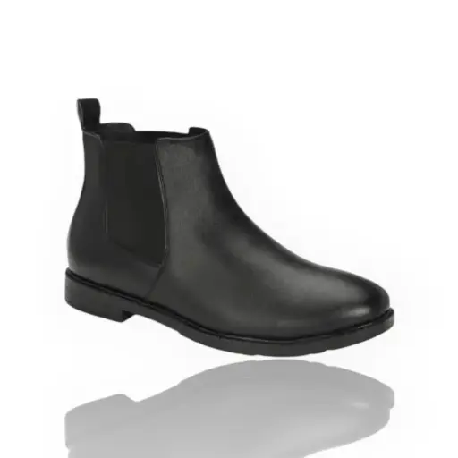 Men’s Black Leather Chelsea Boots – Classic & Elegant 